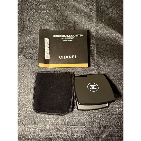 CHANEL Handbags - Chanel Miroir Double Facettes Mirror Duo‎ Compact Black with Pouch and Box